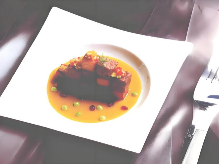 Presentation methods for Mongolian diced beef