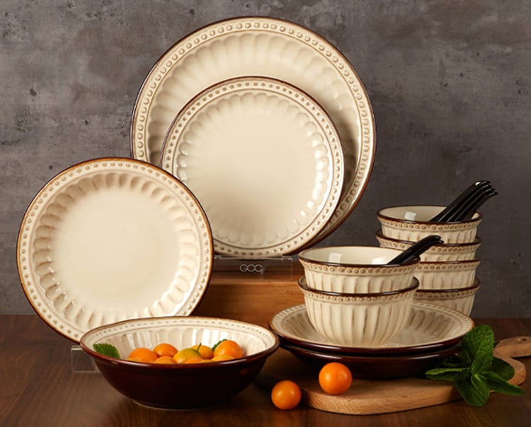 Roman Holiday Vintage Style Dishware Set Wholesale