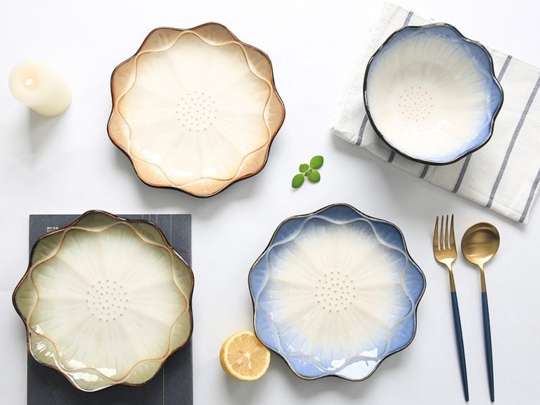 Scandinavian ins style home living room teahouse salad bowl & fruit plate tableware set wholesale