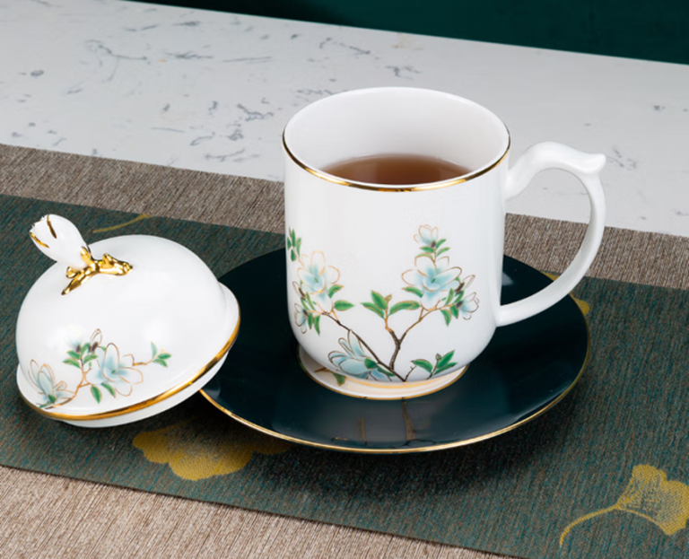 Personalización de tazas de té de cerámica japonesa